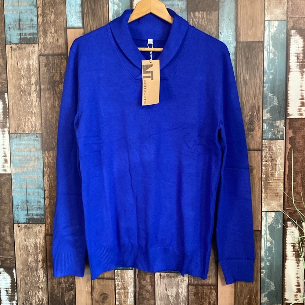 NitaGut medium blue sweater